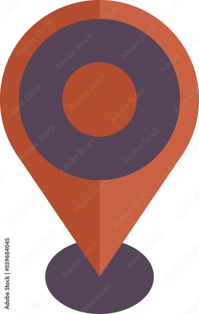 Location icon flat vector. Interface computer. Message digital isolated Location icon flat vector. Interface computer. Message digital isolated