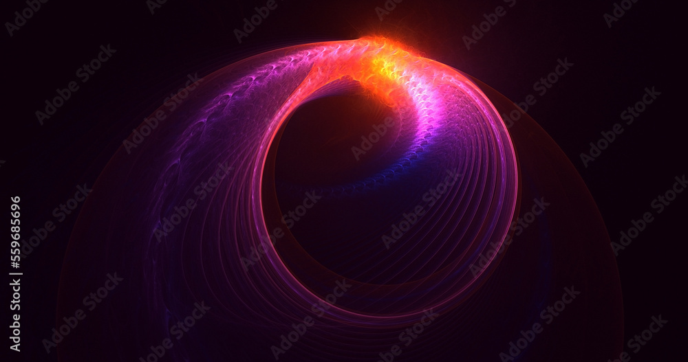 3D rendering abstract colorful fractal light background 3D rendering abstract colorful fractal light background