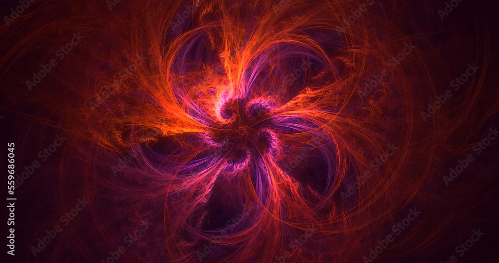 3D rendering abstract multicolor fractal light background 3D rendering abstract multicolor fractal light background