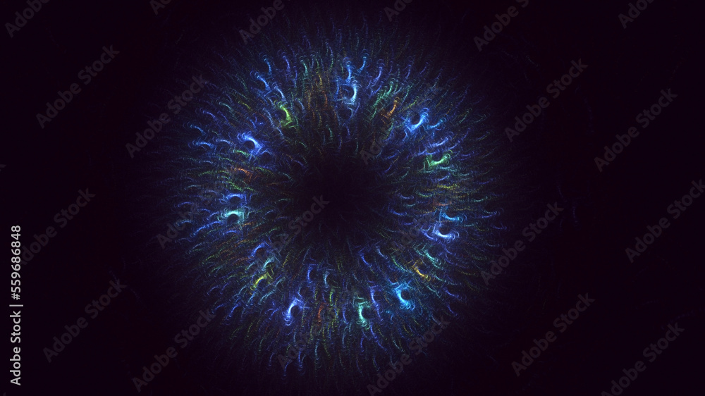 3D rendering abstract circle light background 3D rendering abstract circle light background