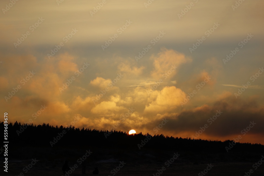 sunset in the sky sunset in the sky