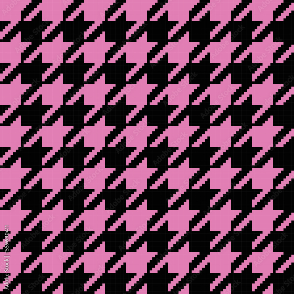 Houndstooth seamless geometric pattern Houndstooth seamless geometric pattern