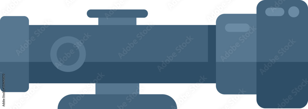 Military scope icon flat vector. Sight target. Circle army isolated Military scope icon flat vector. Sight target. Circle army isolated