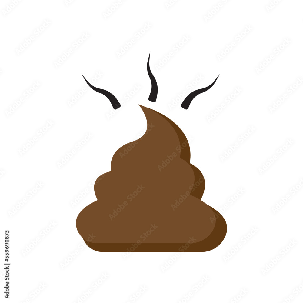 Poop shit vector icon illustration sign for web and design Poop shit vector icon illustration sign for web and design
