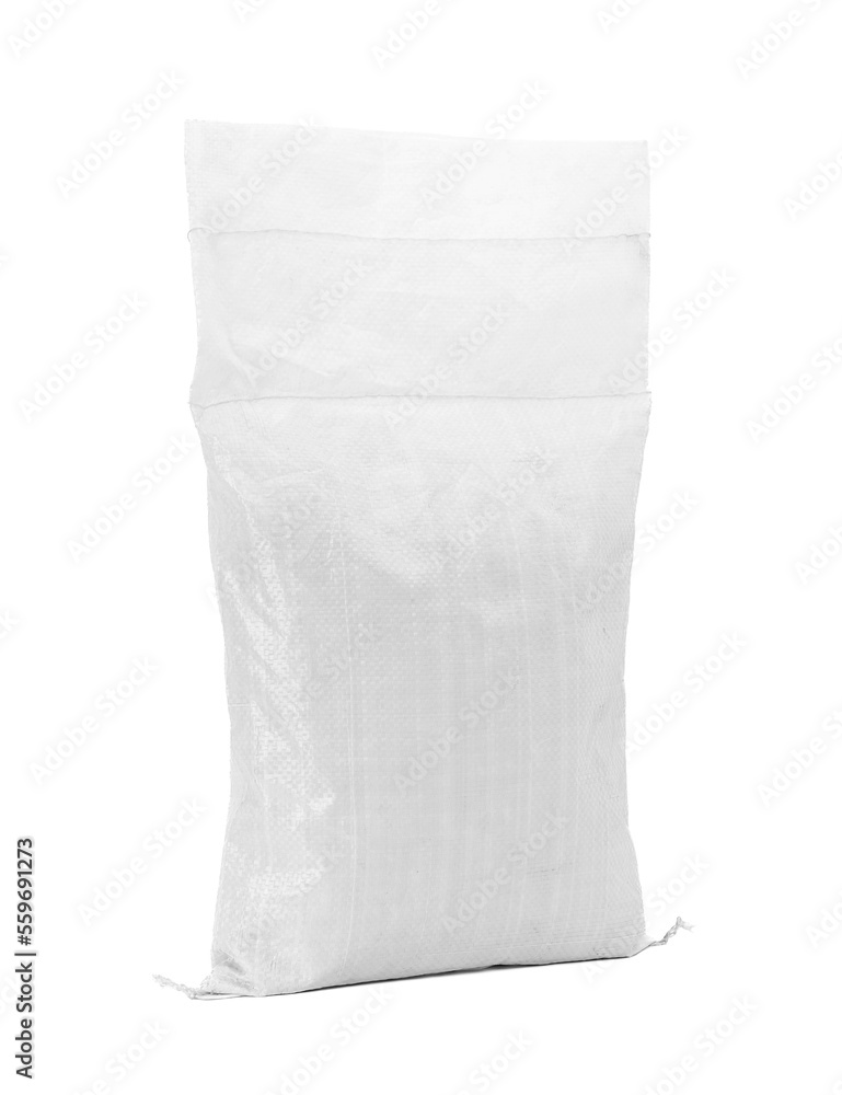 Sand bag or white plastic canvas sack for rice or agriculture product
