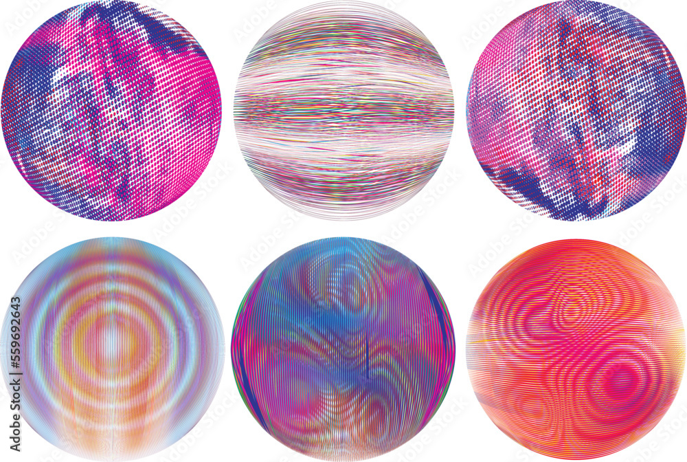 Set of spheres . Lines constructed transparent sphere .Vector .Technology sphere Logo . Design element for posters, social media, templates, flyers, brochures . Abstract trendy transparent circles Set of spheres . Lines constructed transparent sphere .Vector .Technology sphere Logo . Design element for posters, social media, templates, flyers, brochures . Abstract trendy transparent circles