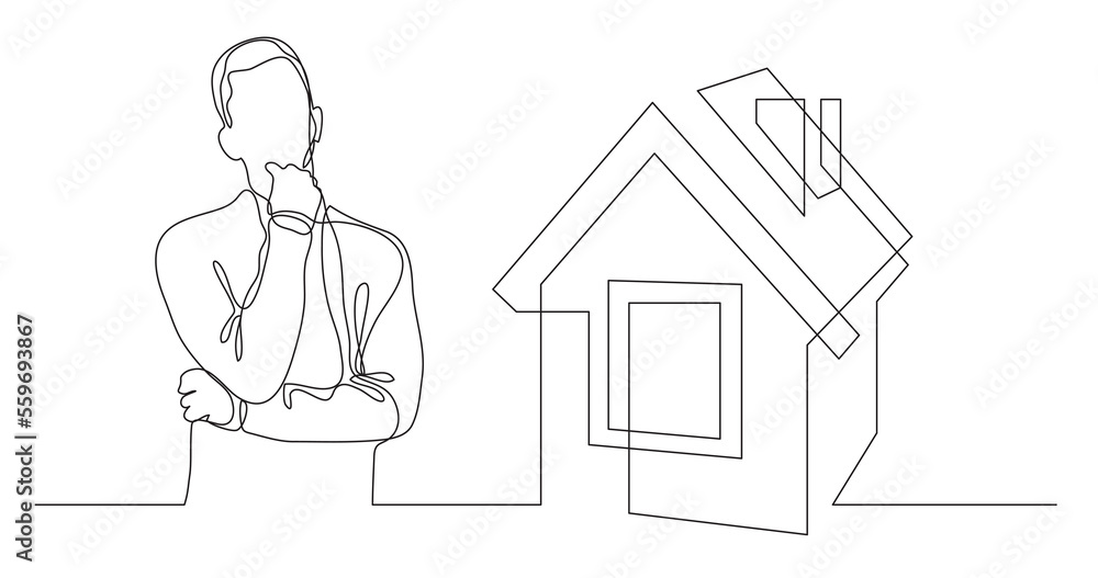 man thinking about buying house PNG image with transparent background man thinking about buying house PNG image with transparent background
