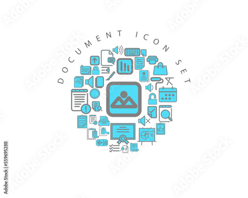 DOCUMENT ICON SET DESIGN.