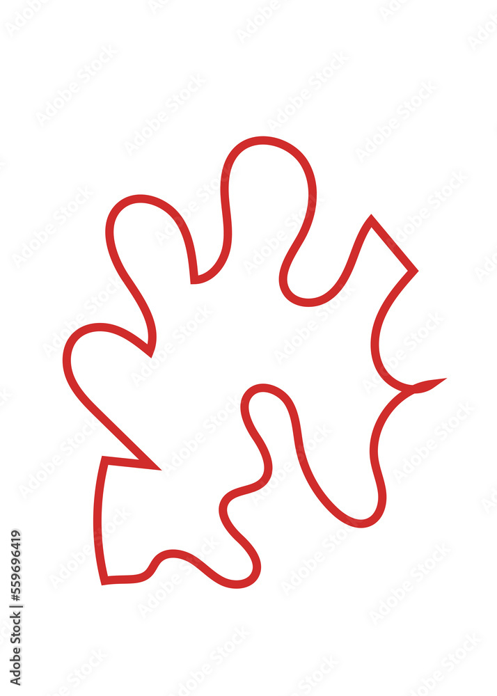 Abstract Shape Squiggly Lines 