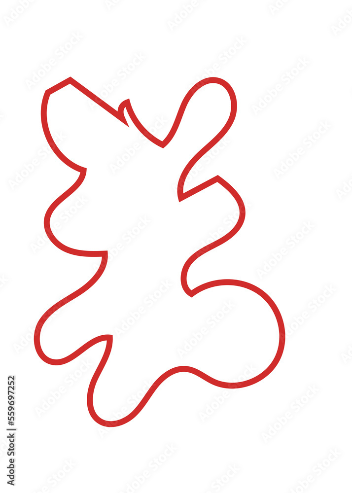 Abstract Shape Squiggly Lines Abstract Shape Squiggly Lines