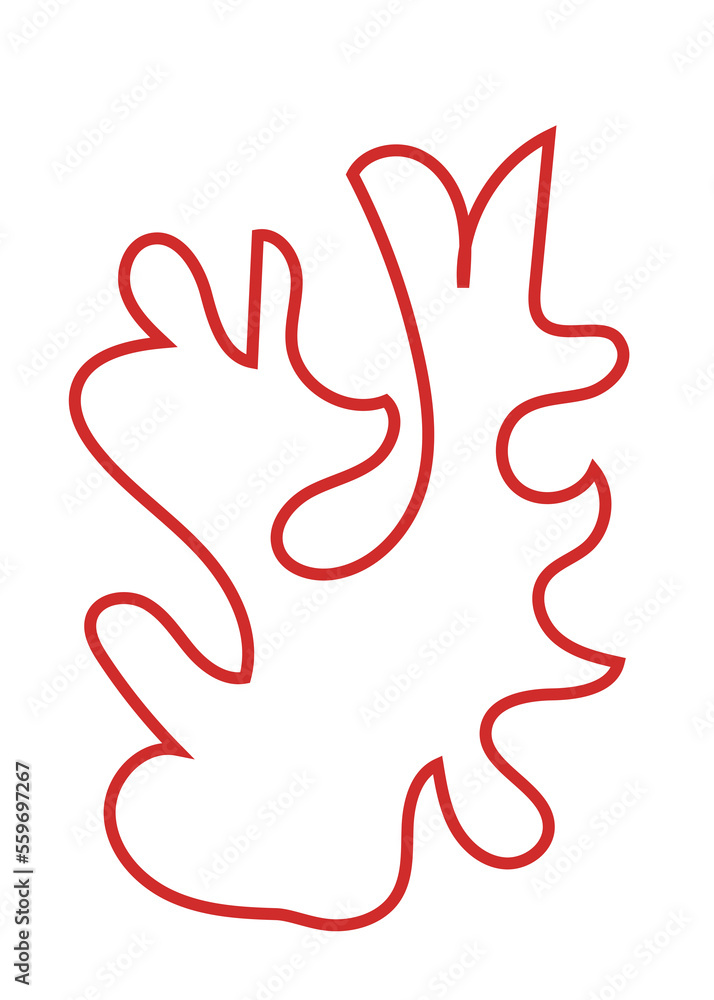 Abstract Shape Squiggly Lines Abstract Shape Squiggly Lines