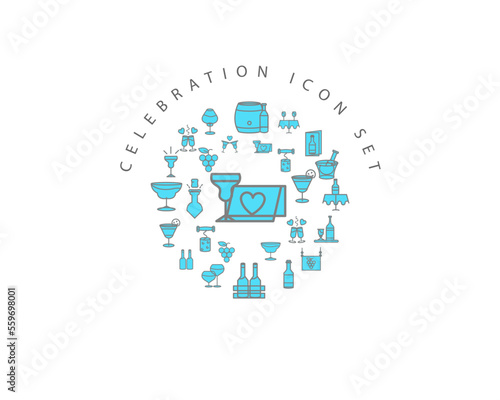 carpenter icon set desing.
