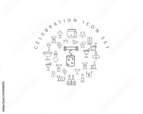 carpenter icon set desing.