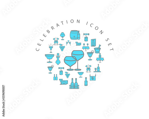 carpenter icon set desing.