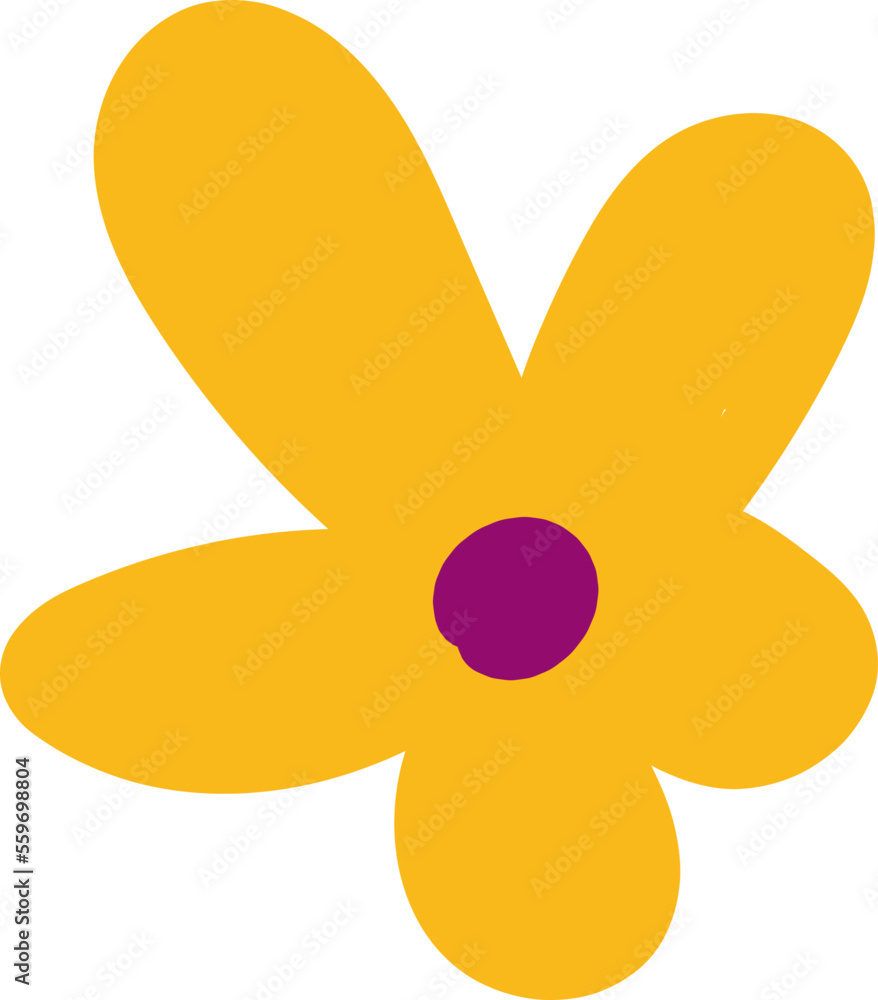 Hand Drawn Flower Vector Illustration Hand Drawn Flower Vector Illustration