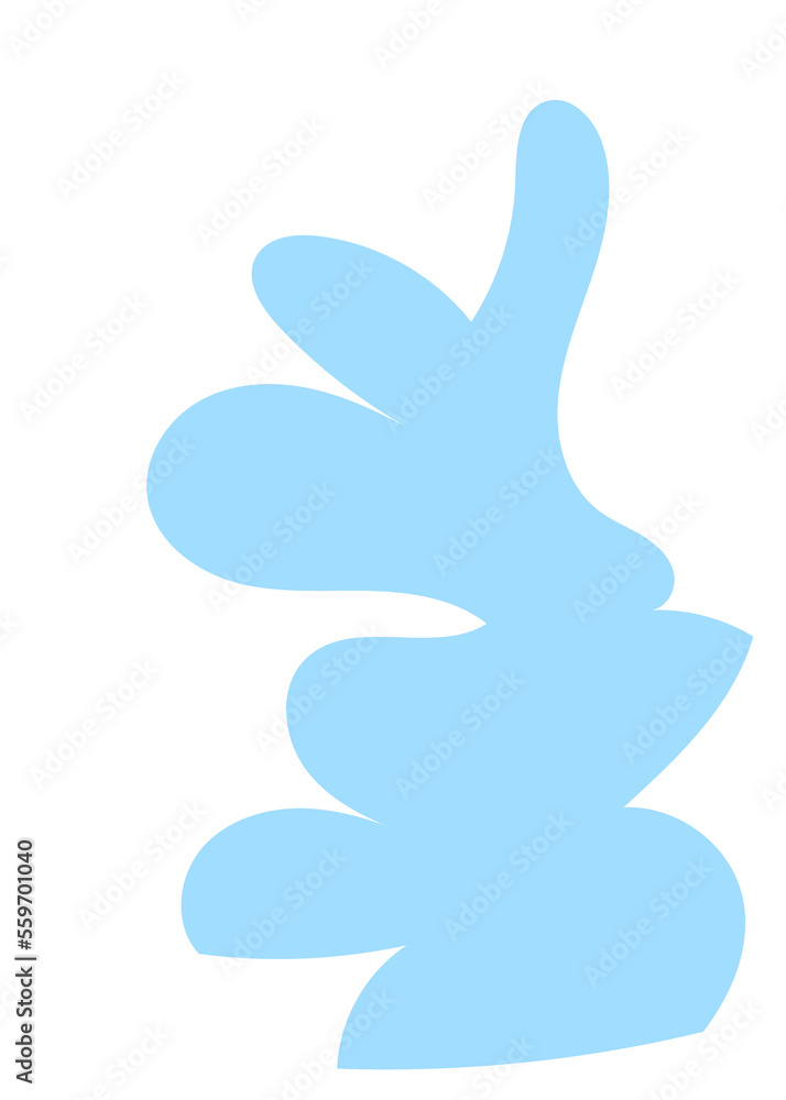 Pastel Abstract Shape Transparent Design Pastel Abstract Shape Transparent Design
