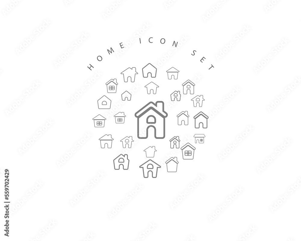 mome icon set desing. mome icon set desing.