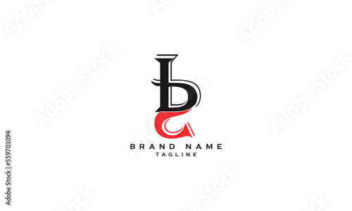 BC, B2, 2B, CB, Abstract initial monogram letter alphabet logo design