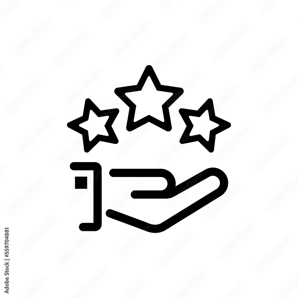 Star rating minimal design black line. Star rate icon. Feedback concept. Evaluation system. Positive review. Vector illustration flat style. Isolated on white background. Quality work. Web template Star rating minimal design black line. Star rate icon. Feedback concept. Evaluation system. Positive review. Vector illustration flat style. Isolated on white background. Quality work. Web template