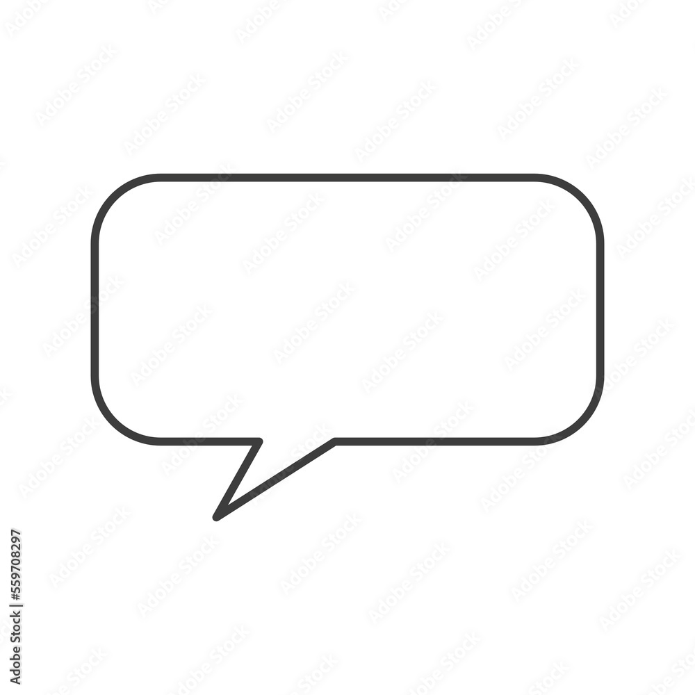 Speech bubble hand drawn on transparent background. Speech bubble hand drawn on transparent background.