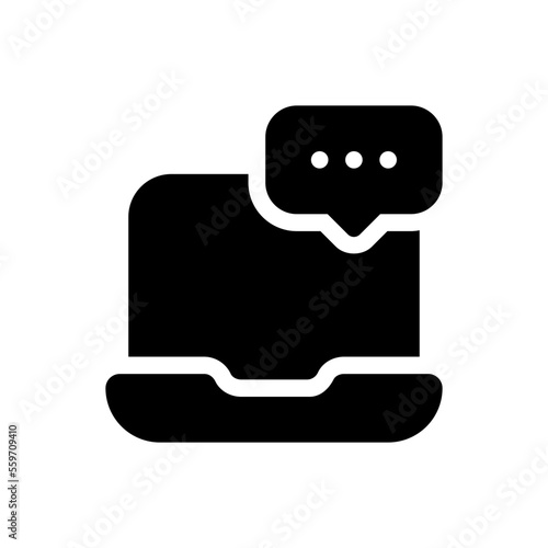 communications glyph icon