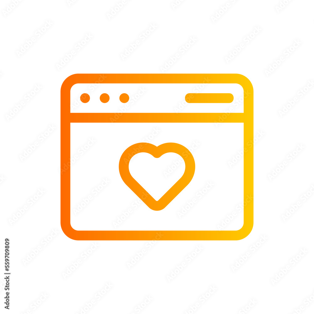website gradient icon website gradient icon