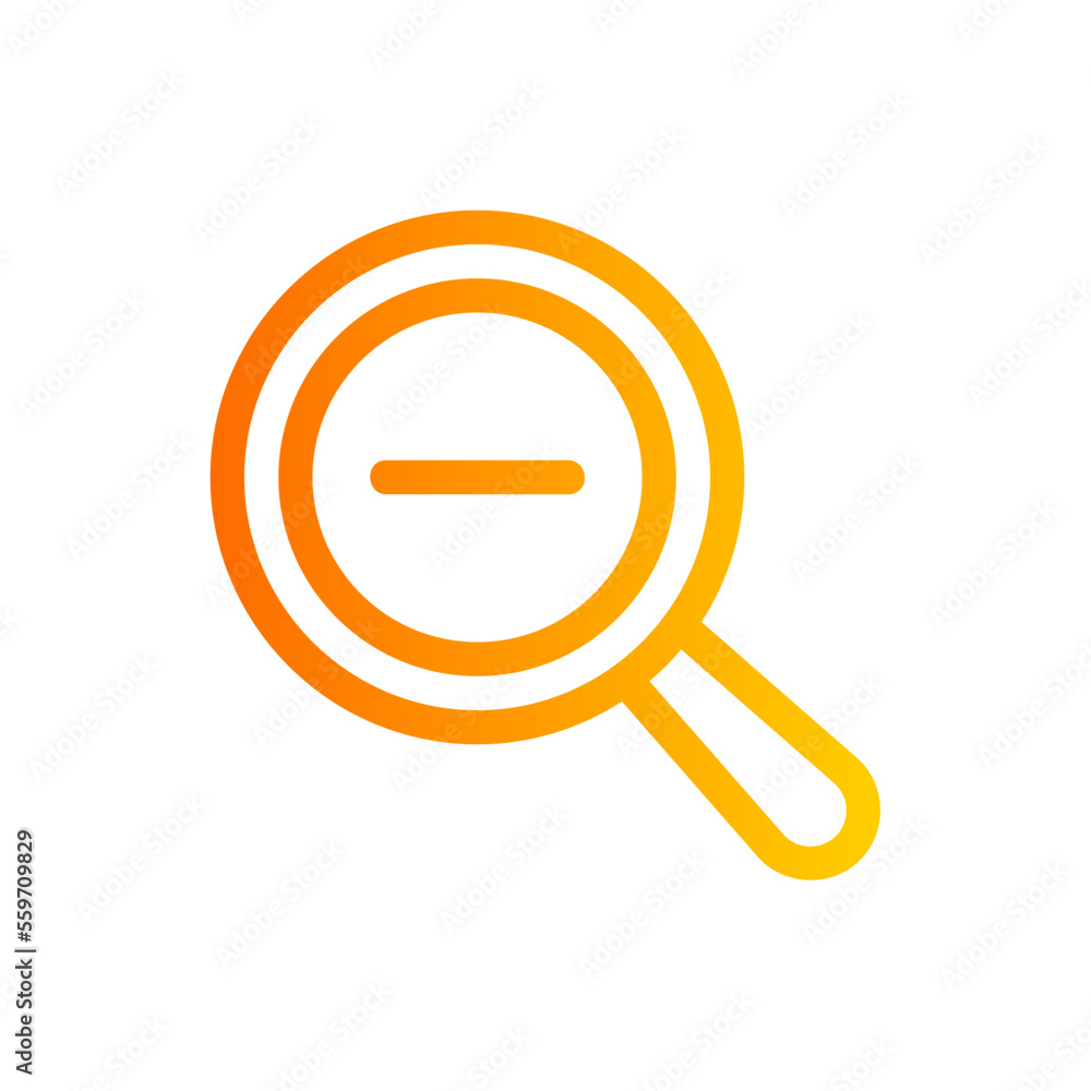 zoom gradient icon zoom gradient icon
