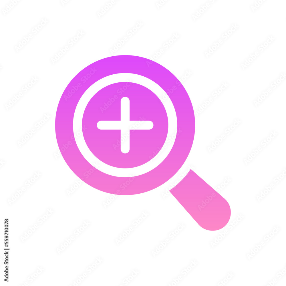 zoom flat gradient icon zoom flat gradient icon