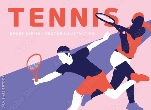 Tennis Sport Illustration