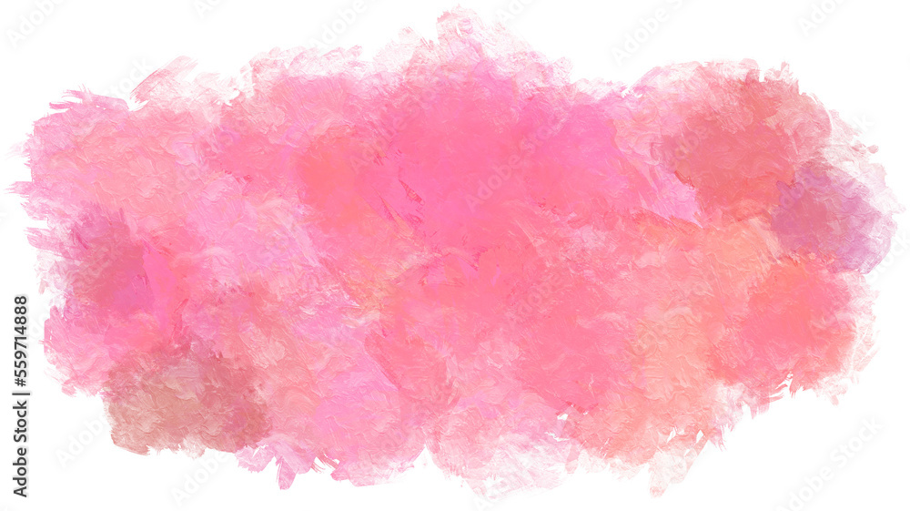 Pink Brush Texture Background Web Banner Painting Textured Valentine's Day Abstract