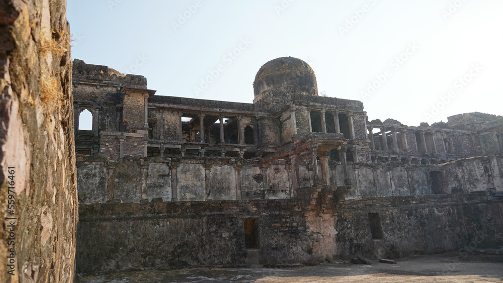 Fort of Raisen in Madhya Pradesh, India