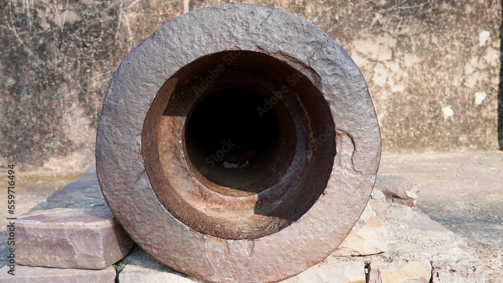 A Cannon belonging to Medieval Period, Central India