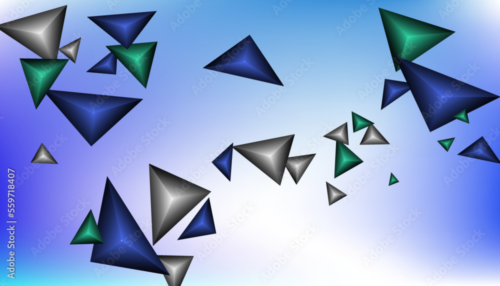 Triangles background. Abstract background from triangular pyramids. Geometric background. 3d vector illustration. Triangles background. Abstract background from triangular pyramids. Geometric background. 3d vector illustration.