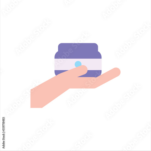 Facial Treatment Tools Vector Icon