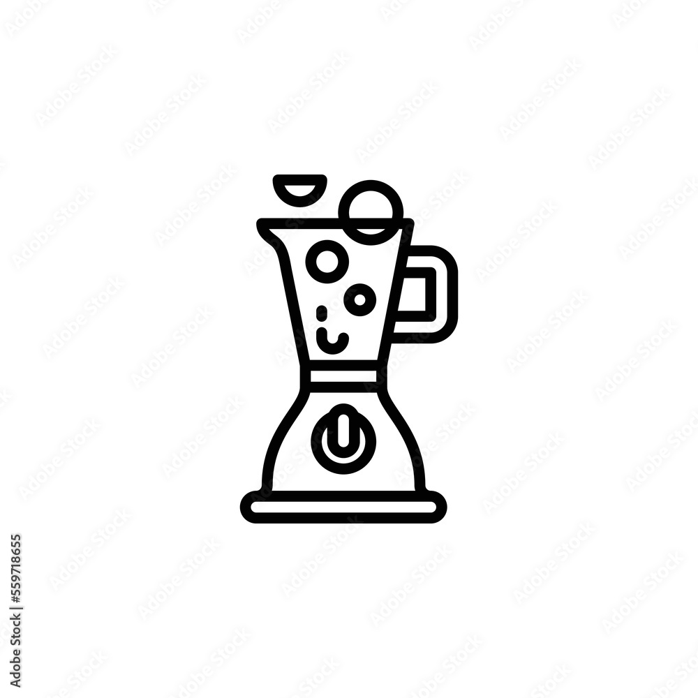Blender, cooking outline icons. Vector illustration. Editable stroke. Isolated icon suitable for web, infographics, interface and apps. Blender, cooking outline icons. Vector illustration. Editable stroke. Isolated icon suitable for web, infographics, interface and apps.