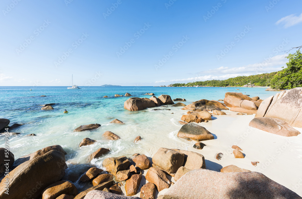 Anse Lazio beach in the Seychelles