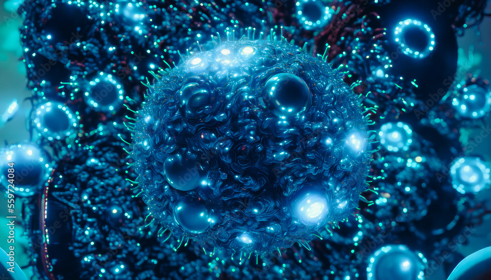 An abstract computer virus, bursting with colorful lights and effects, captures the complex and dangerous nature of this digital threat. Generative AI An abstract computer virus, bursting with colorful lights and effects, captures the complex and dangerous nature of this digital threat. Generative AI