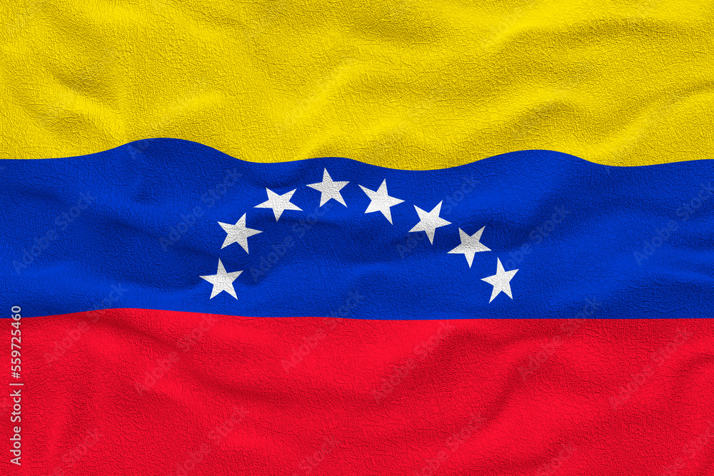National flag of Venezuela. Background with flag of Venezuela. National flag of Venezuela. Background with flag of Venezuela.