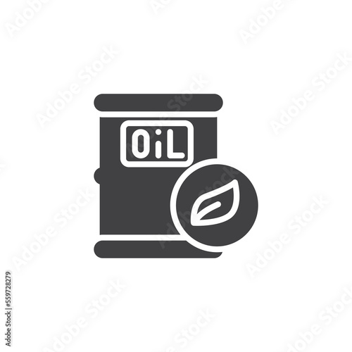 Bio fuel vector icon