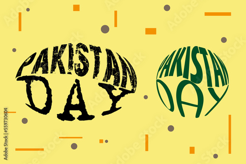 14th august 75 year jashn-e-azadi. Happy independence day Pakistan. Vector illustration. Vector illustration