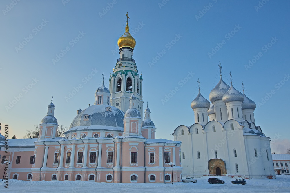 Kremlin Square in the city of Vologda.