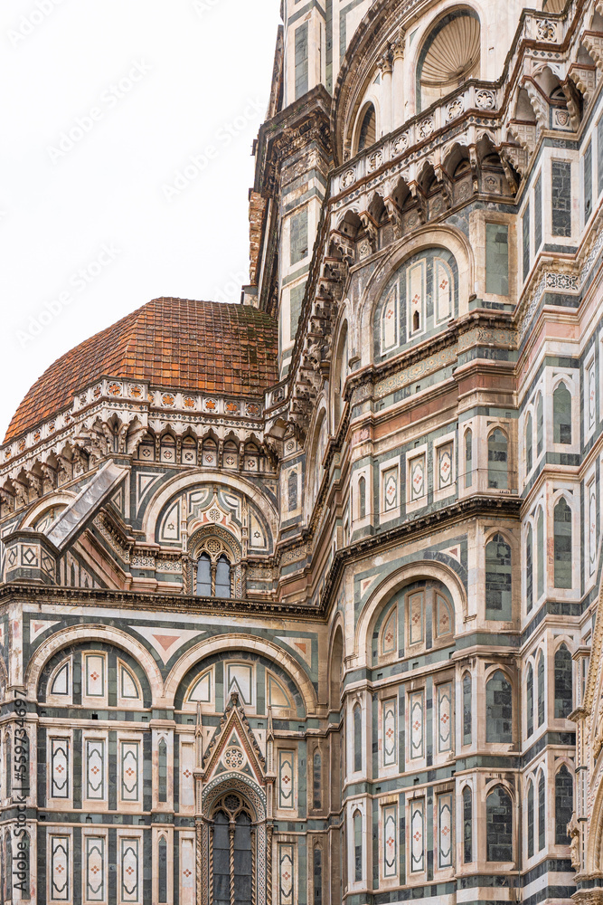 Cathedral of Santa Maria del Fiore in Florence, Italy. 