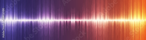 Panorama Light Ultra Sonic sound wave background,design,Free Space For text in put,Vector illustration.