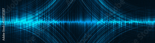 Ultra Sonic sound wave background,design,Free Space For text in put,Vector illustration.