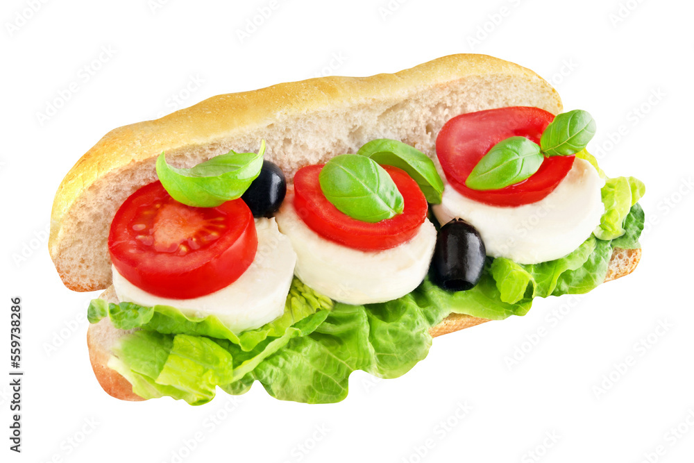 Foto de Baguette mit Mozzarella und Tomaten Hintergrund transparent PNG ... Foto de Baguette mit Mozzarella und Tomaten Hintergrund transparent PNG ...