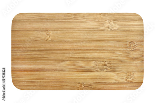 Slika na platnu Holzbrett aus Bambus  Hintergrund transparent PNG cut out