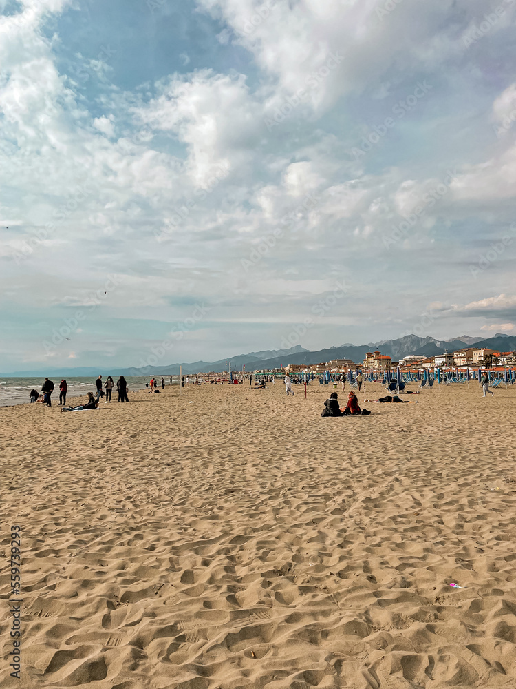 Spiaggia di Viareggio, Toscana, Italy