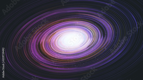 Dark Hole interstella on Galaxy background with Milky Way spiral,Universe and starry concept desig,vector