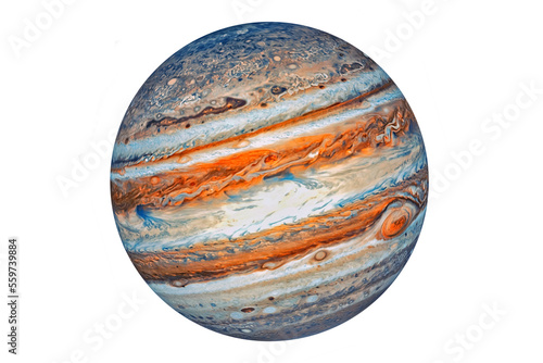 Fototapeta Naklejka Na Ścianę i Meble -  Jupiter planet isolated -  PNG file