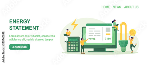 Man calculating utility bills and worrying about costs increase. Electricity consumption expenses. Energy statement. Efficiency utilities consumption at home. Save money on payment for heating usage